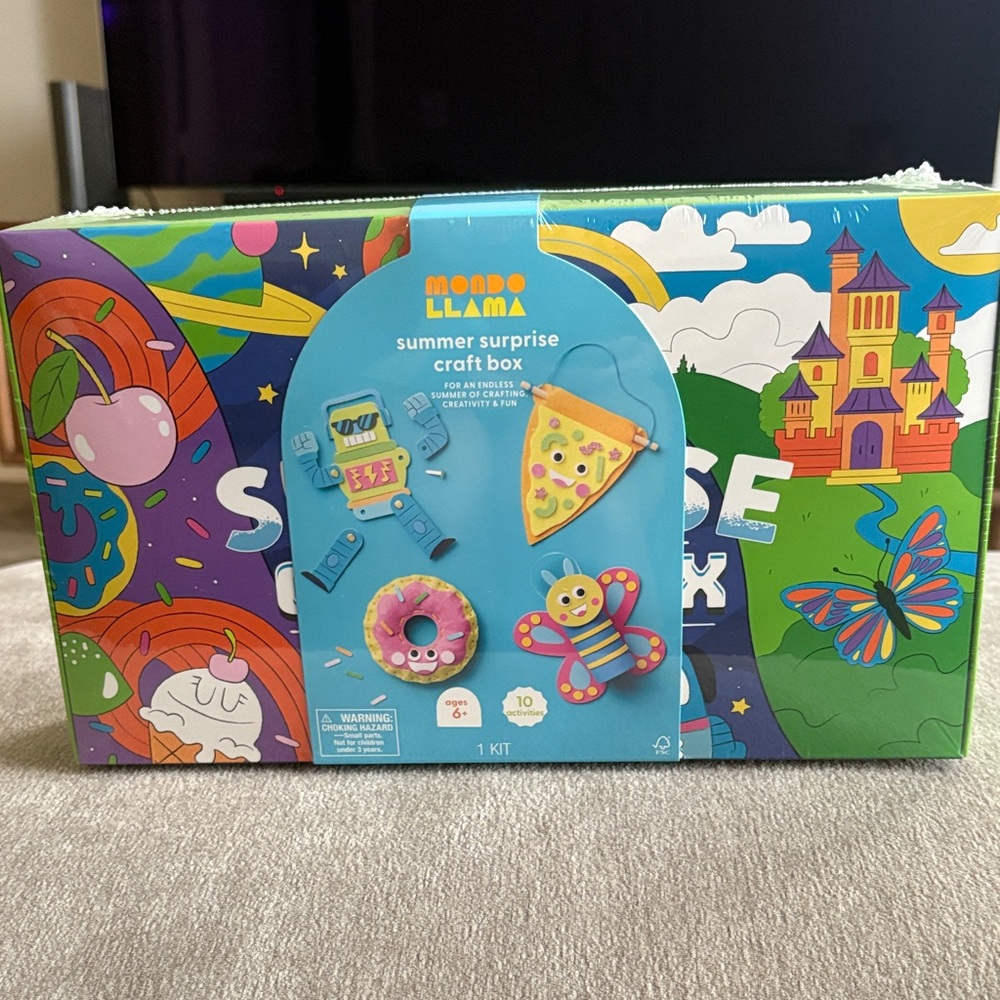 6 Individual Mondo Llama Summer Surprise Craft Box’s - Multicolor Kids Craft Kit